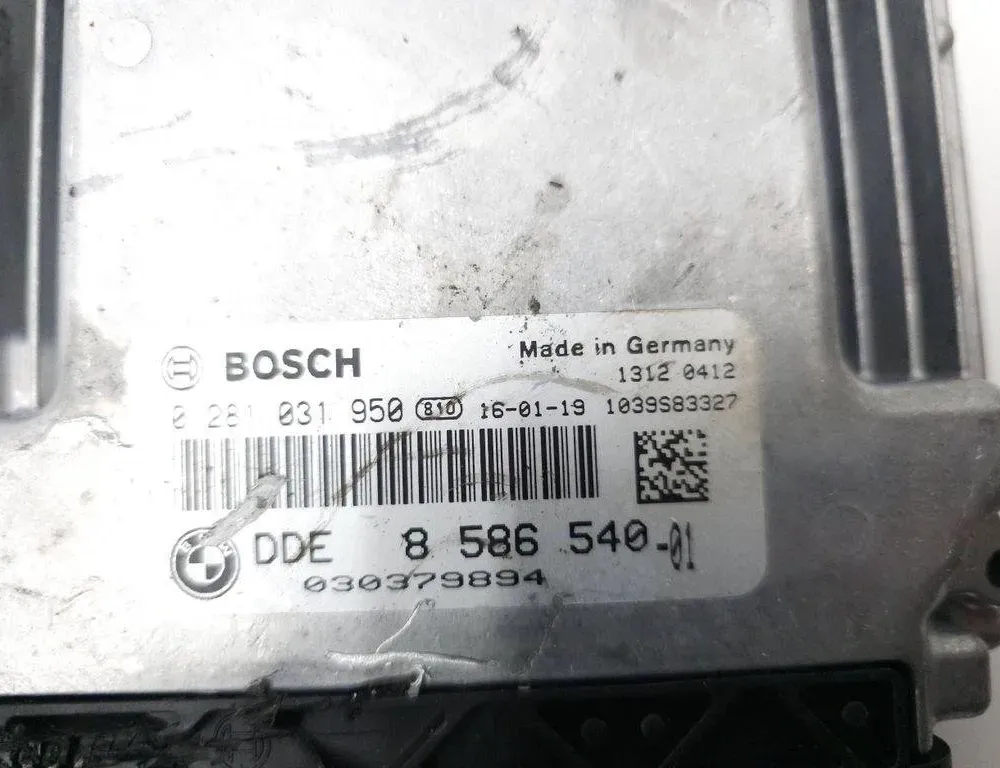 BMW 5 Series F10/F11 (2009-2017) Engine Control Unit ECU 0281031950,8586540 31520491