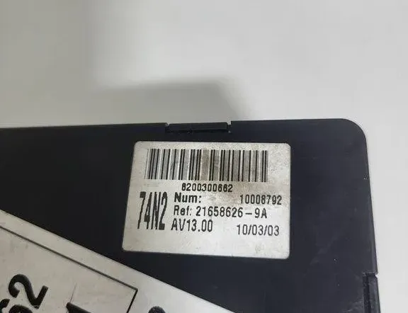 RENAULT Laguna 2 generation (2001-2007) Fuse box 8200300662 31499191