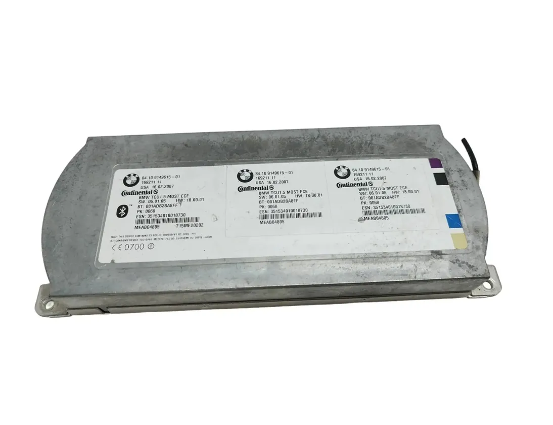 BMW 5 Series E60/E61 (2003-2010) Bluetooth Control Unit 9149615 27813370