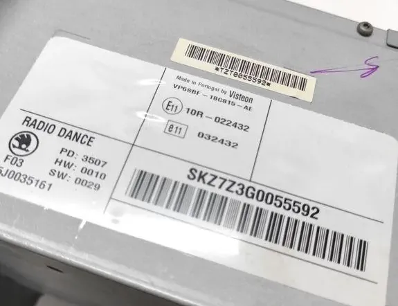 SKODA Fabia 2 generation  (2010-2014) Music Player With GPS 5J0035161 34985736