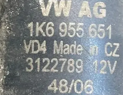 SKODA Fabia 6Y (1999-2007) Washer Tank Motor 4806,3122789,1K6955651 24429218