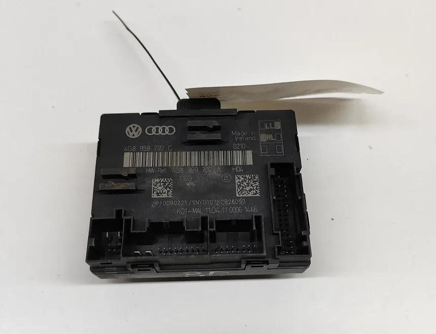 AUDI A6 C7/4G (2010-2020) Front Right Door Control Unit 4G8959792A,P10090221,4G8959792C 22761885