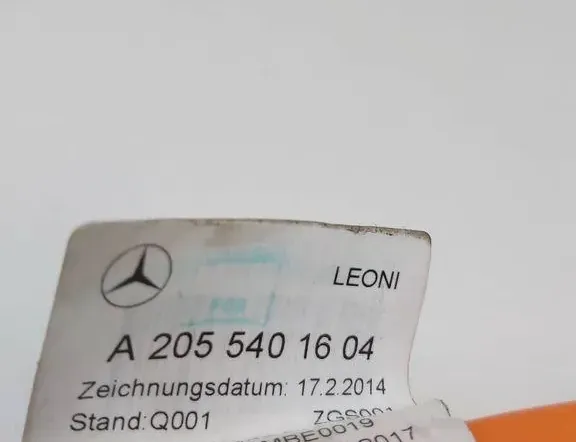 MERCEDES-BENZ C-Class W205/S205/C205 (2014-2023) Arnés de cable A2055401604,ZGS001,1722014 34321675