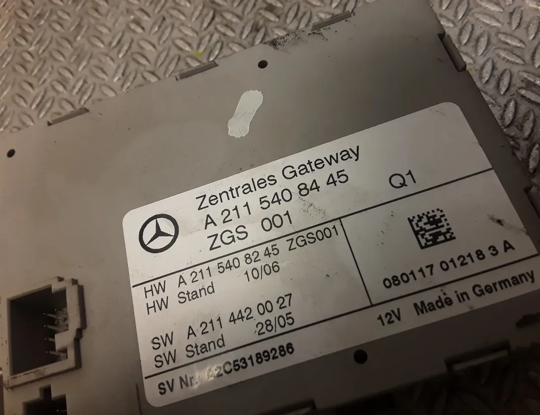 MERCEDES-BENZ E-Class W211/S211 (2002-2009) Gateway Control Unit a2115408445,2115408445 13349341