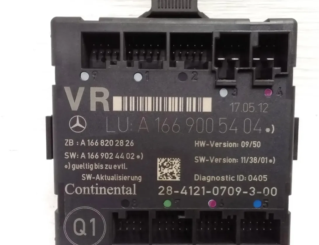 MERCEDES-BENZ B-Class W246 (2011-2020) Rear Right Door Control Unit A1669005404 27663779