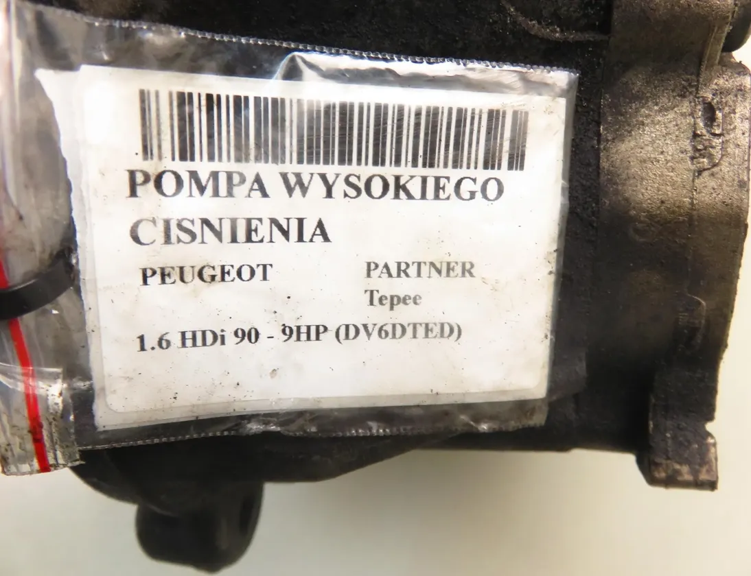 PEUGEOT Partner 2 generation (2008-2023) Bomba de combustible de alta presión 9688499680,0445010516 31317367