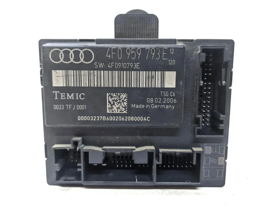 AUDI A6 C6/4F (2004-2011) Rear Left Door Control Unit 4F0959793E 30155148