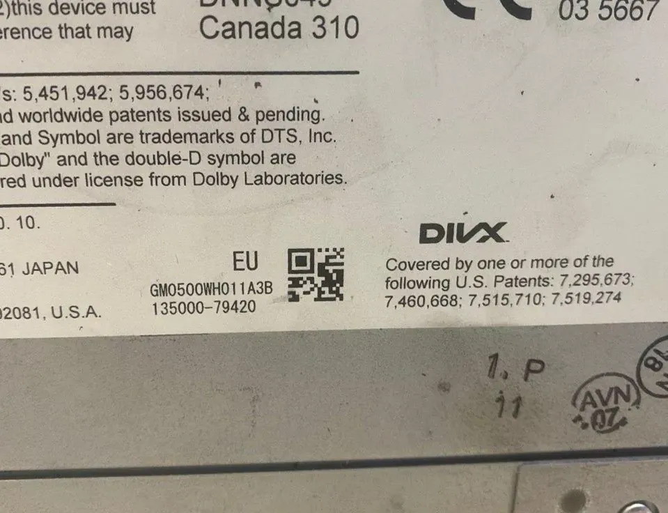 OPEL Ampera 1 generation (2012-2015) Music Player With GPS 22872889 34985113