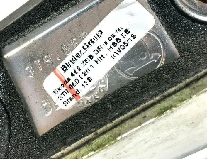 SKODA Superb 2 generation (2008-2015) Roof Rails Kit 3T9860025,3T9860026 24563367