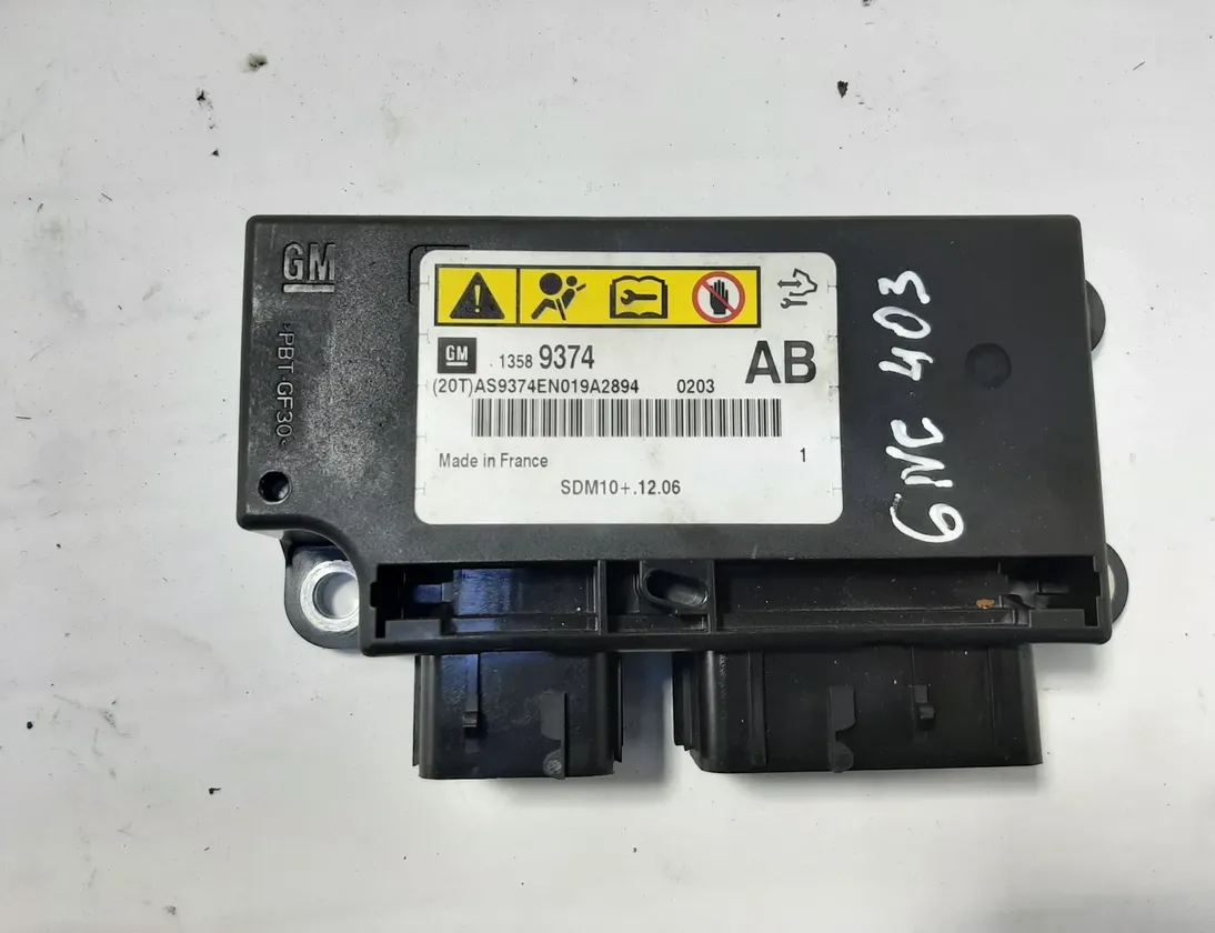 OPEL Zafira C (2012-2016) Unidad de control SRS 13589374 25717508