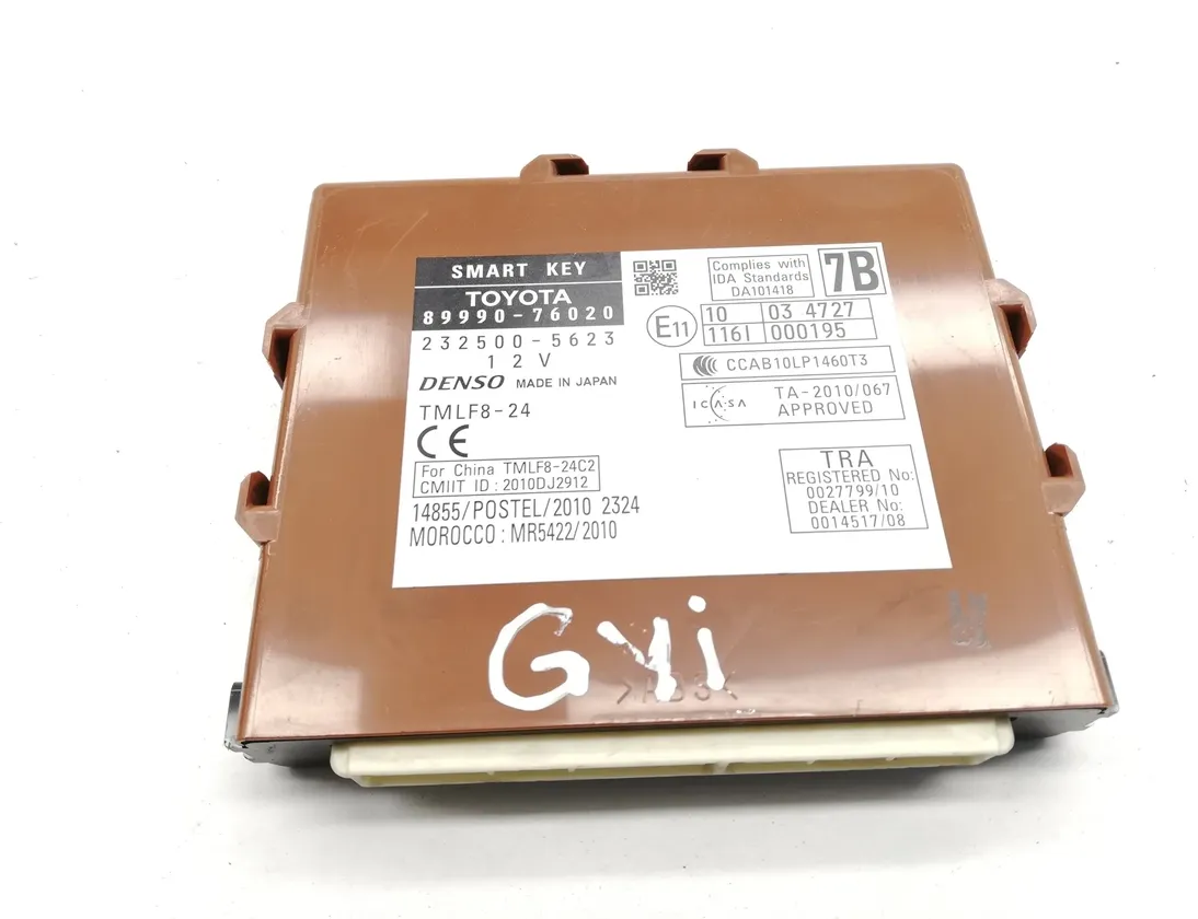 LEXUS CT 1 generation (2010-2024) Unidad de control sin llave 89990-76020 27912203