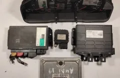 AUDI A6 C5/4B (1997-2004) Conjunto de ECU del motor 0132801135,4b0919860e,038906018dg,4b0962258b,5wk33213,01N927733BQ 12059953