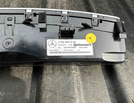 MERCEDES-BENZ C-Class W205/S205/C205 (2014-2023) Climate control unit A2059054706 17704669